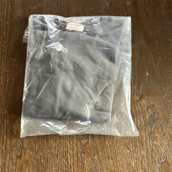 Kids Unisex Grey Weathered Look Sweatshirt - Picture 8 of 8